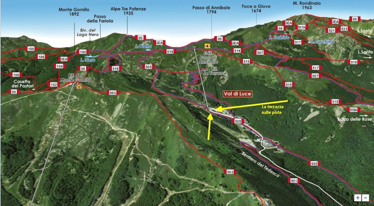 La Terrazza Sulle Piste Val Di Luce - Biancheria Inclusa Abetone Εξωτερικό φωτογραφία