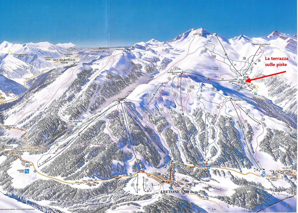 La Terrazza Sulle Piste Val Di Luce - Biancheria Inclusa Abetone Εξωτερικό φωτογραφία